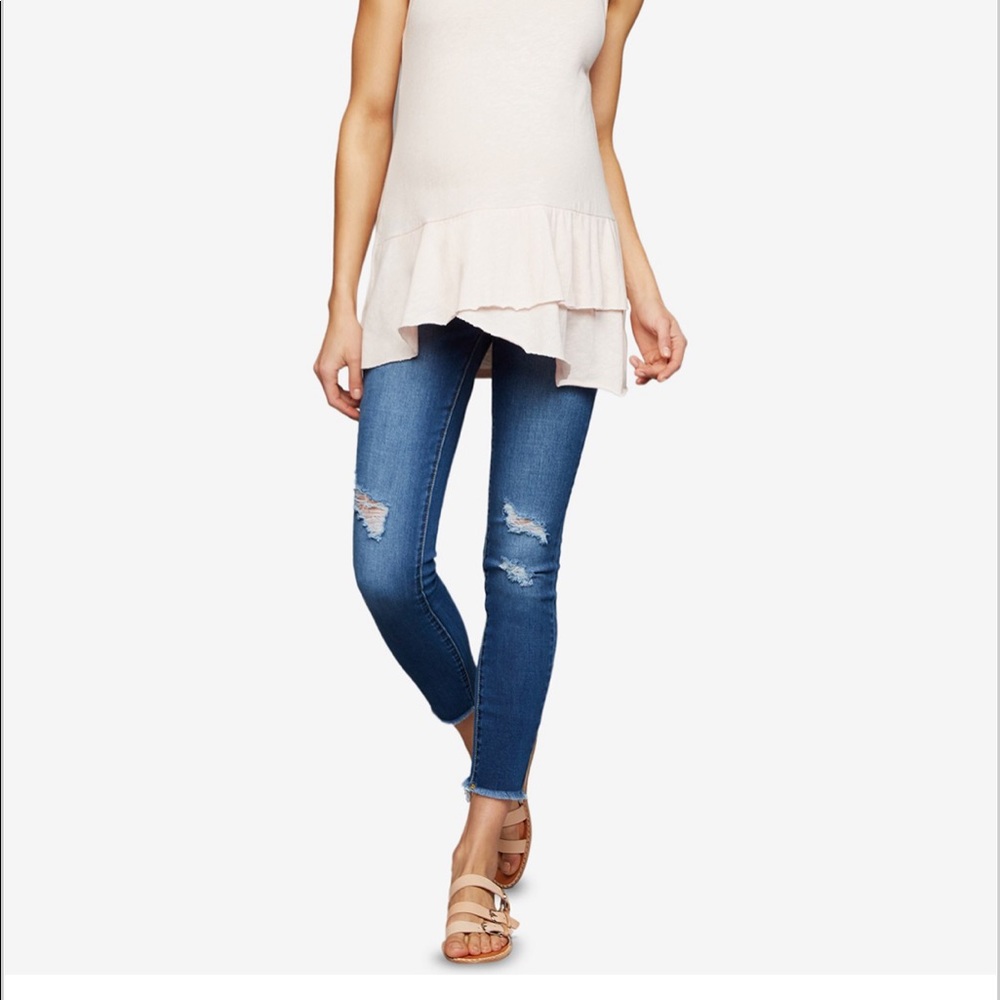 🤰 Articles of Society maternity cropped jeans